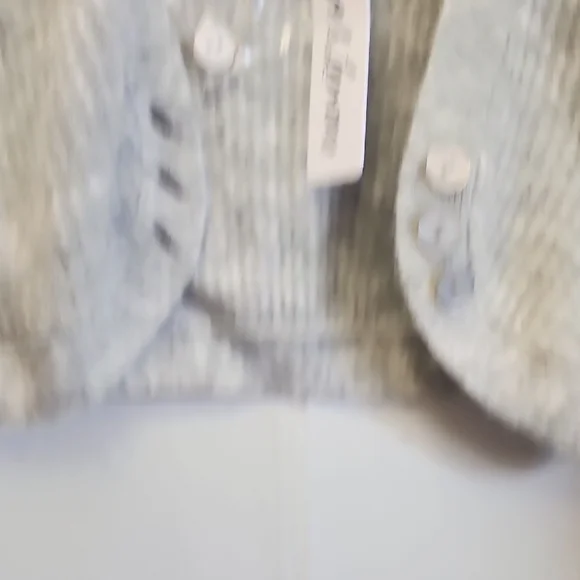 For Love And Lemons Gray Cropped Knit Shrug - Picture 4 of 7